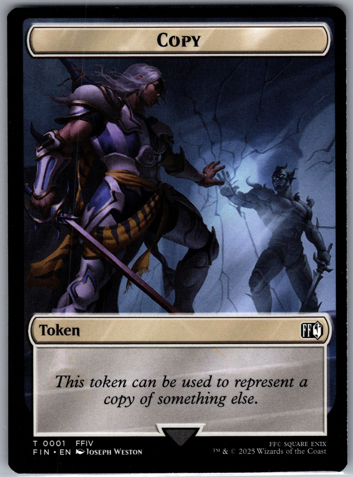 Hero (0002) // Copy (0001) Double-Sided Token T FINAL FANTASY 2 // 1 NM