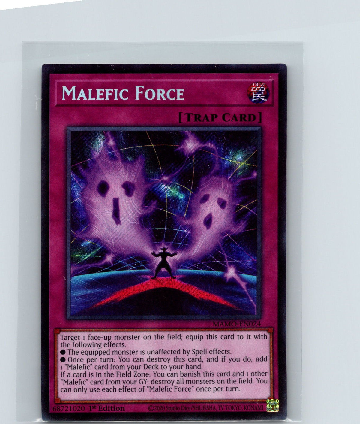 Malefic Force 1st Edition Secret Rare MAMO-EN024 NM