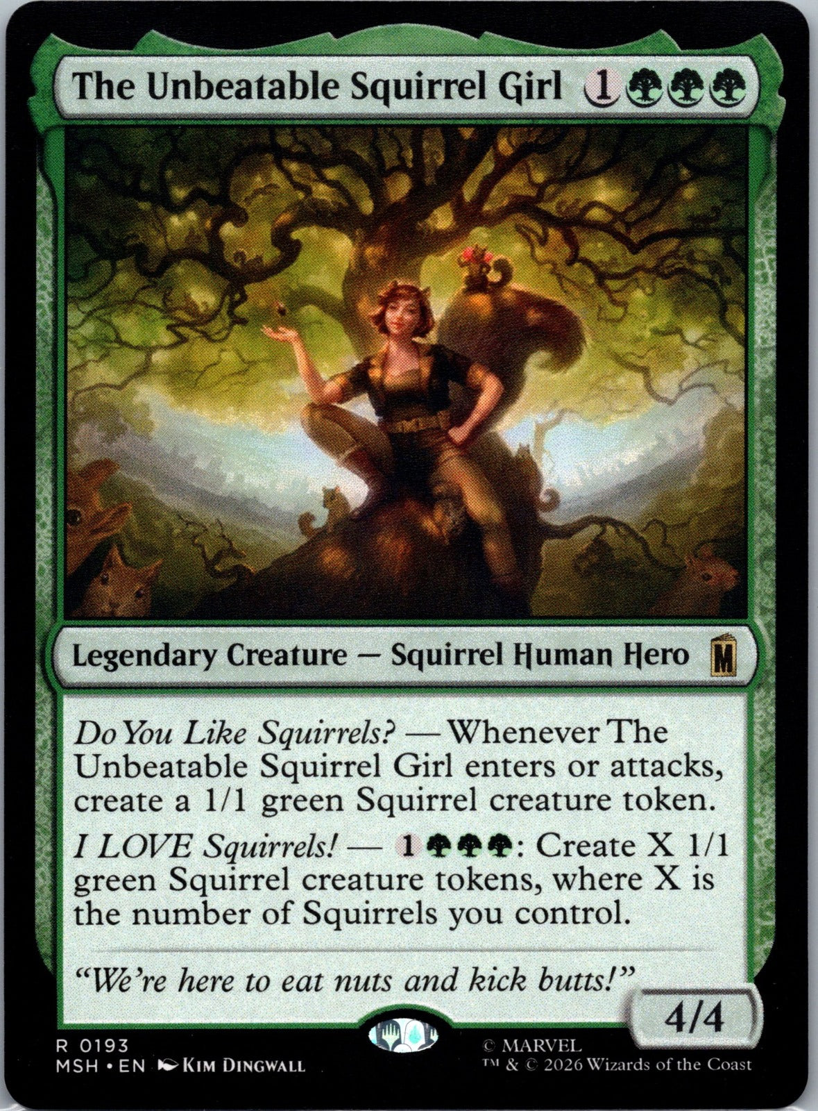 The Unbeatable Squirrel Girl R Marvel Super Heroes 193 NM