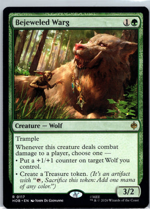 Bejeweled Warg R The Hobbit 117 NM