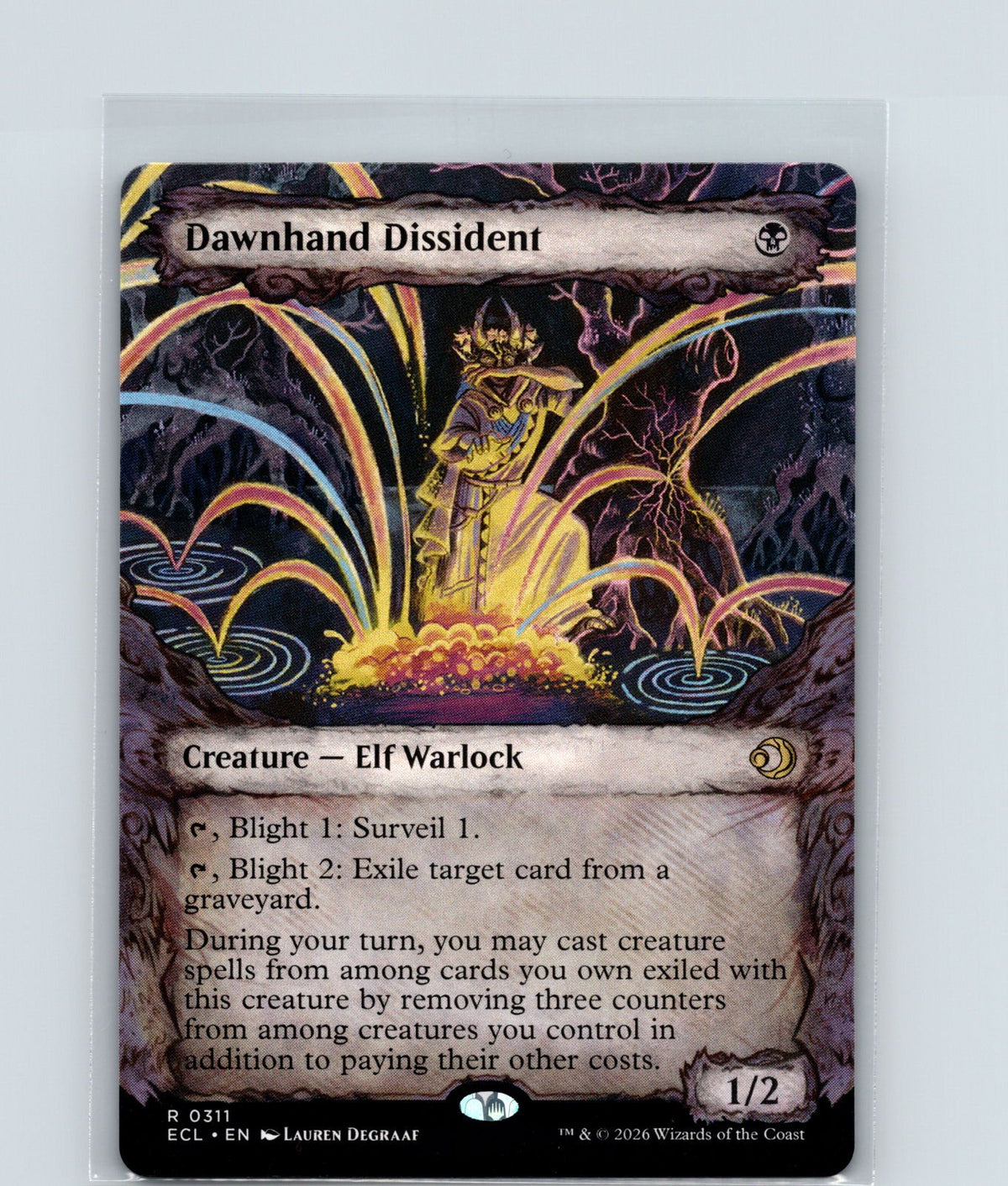 Dawnhand Dissident (Showcase) R Lorwyn Eclipsed 311 NM