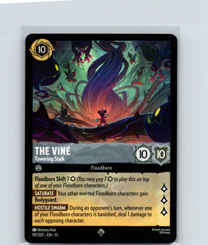 The Vine - Towering Stalk Super Rare Attack of the Vine! 197/207 NM