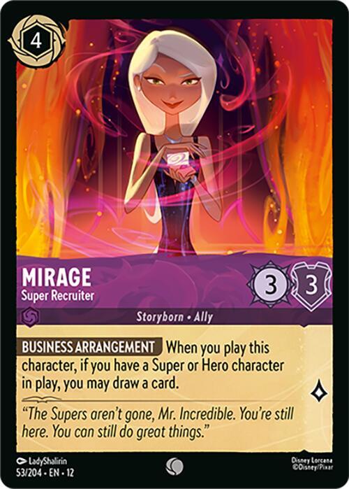 Mirage - Super Recruiter Common Wilds Unknown 53/204 NM