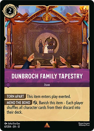 DunBroch Family Tapestry Rare Wilds Unknown 67/204 NM
