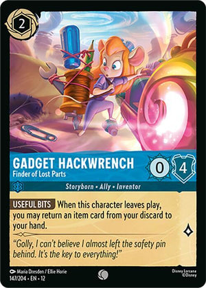 Gadget Hackwrench - Finder of Lost Parts Common Wilds Unknown 147/204 NM
