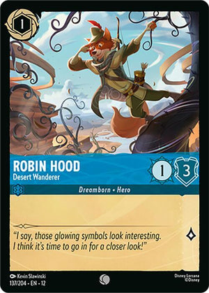 Robin Hood - Desert Wanderer Common Wilds Unknown 137/204 NM