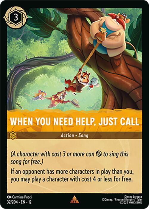 When You Need Help, Just Call Rare Wilds Unknown 32/204 NM
