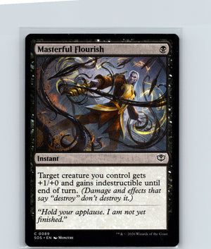 Masterful Flourish C Secrets of Strixhaven 89 NM