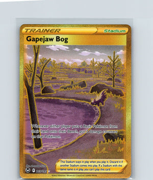 Gapejaw Bog Holo Secret Rare SWSH12: Silver Tempest 213/195 NM