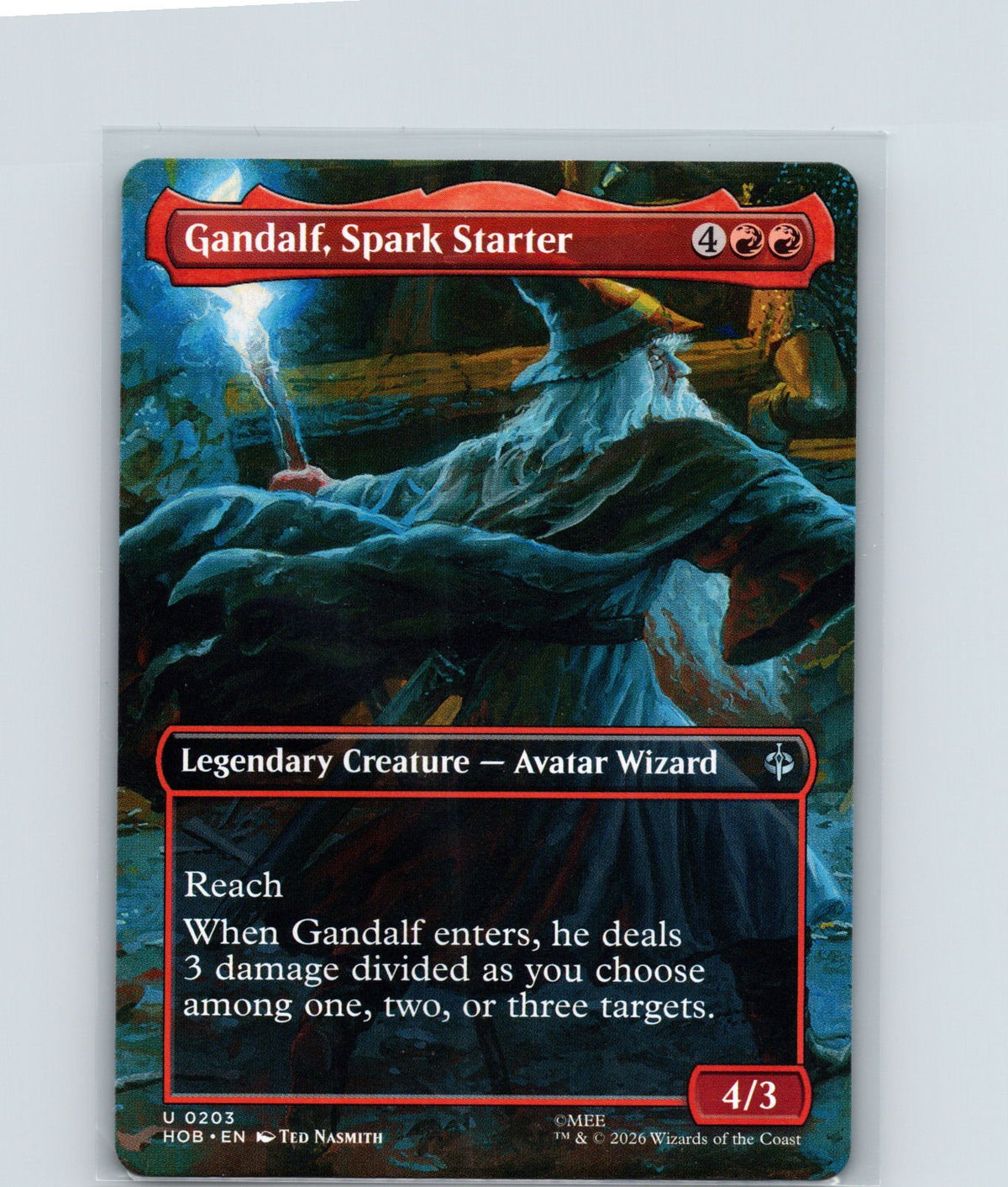 Gandalf, Spark Starter (Borderless) U The Hobbit 203 NM