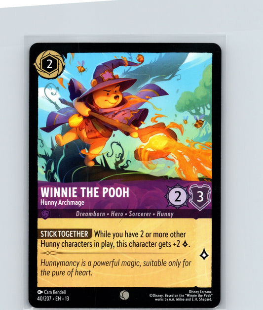 Winnie the Pooh - Hunny Archmage Common Attack of the Vine! 40/207 NM