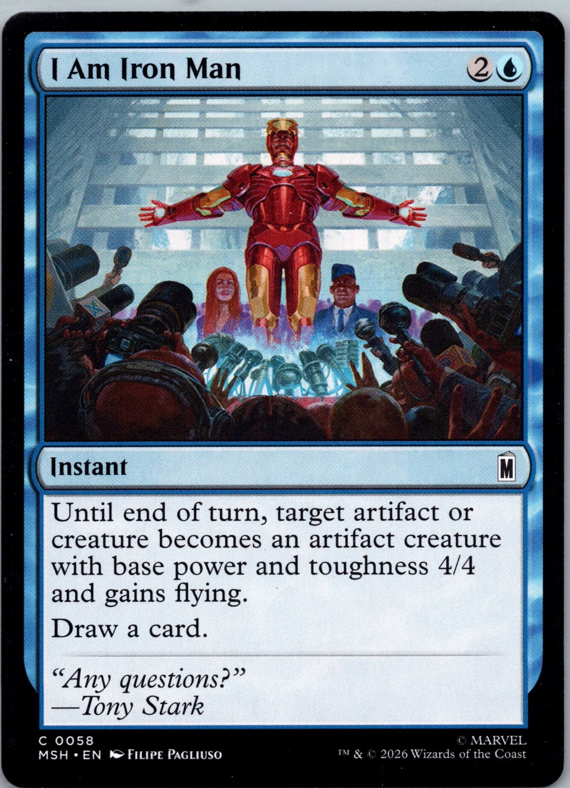 I Am Iron Man C Marvel Super Heroes 58 NM