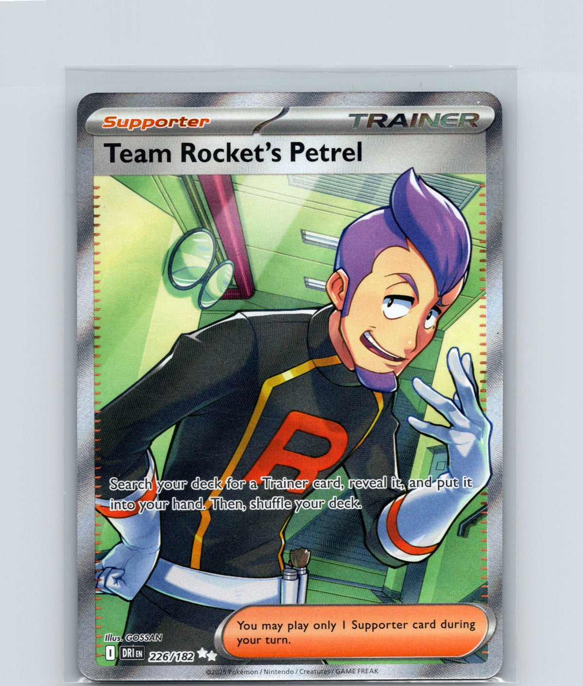Team Rocket's Petrel Holo Ultra Rare SV10: Destined Rivals 226/182 NM