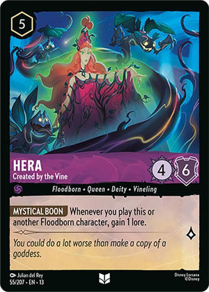 Hera - Created by the Vine Uncommon Attack of the Vine! 55/207 NM