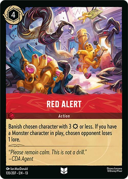 Red Alert Uncommon Attack of the Vine! 135/207 NM