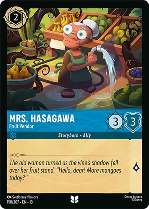 Mrs. Hasagawa - Fruit Vendor Uncommon Attack of the Vine! 150/207 NM