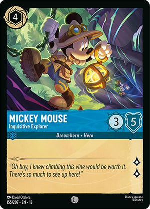 Mickey Mouse - Inquisitive Explorer Common Attack of the Vine! 155/207 NM