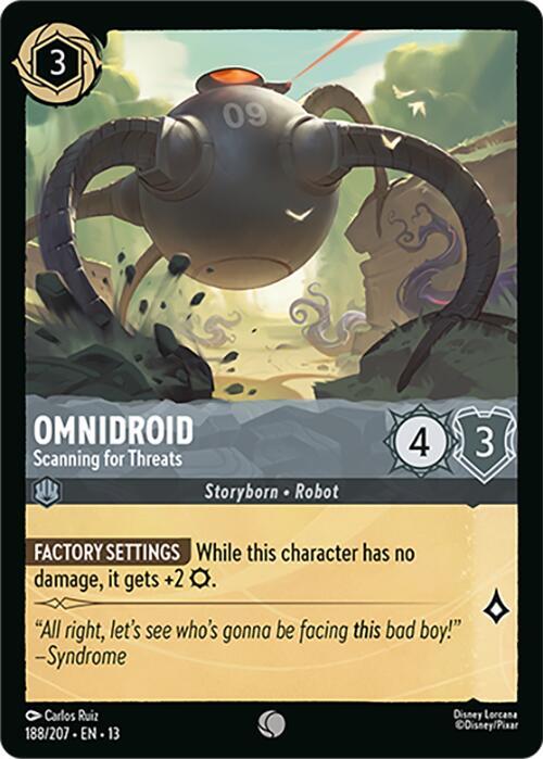 Omnidroid - Scanning for Threats Common Attack of the Vine! 188/207 NM