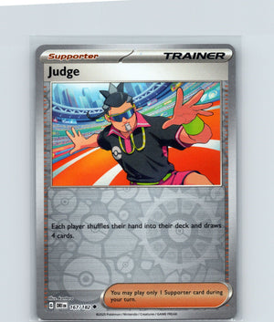 Judge Reverse Holo Uncommon Professor Program Promos 167/182 NM