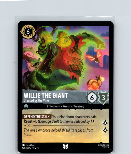 Willie the Giant - Created by the Vine Uncommon Attack of the Vine! 178/207 NM