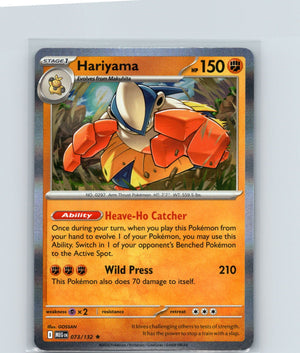 Hariyama Holo Rare ME01: Mega Evolution 073/132 NM