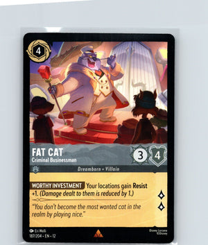 Fat Cat - Criminal Businessman Rare Wilds Unknown 187/204 NM