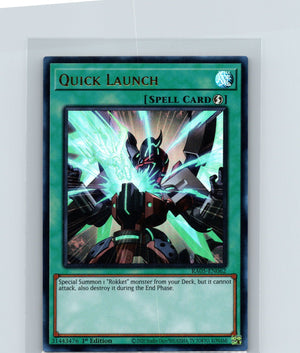 Quick Launch 1st Edition Ultra Rare Rarity Collection 5 RA05-EN062 NM