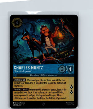 Charles Muntz - Obsessive Explorer Super Rare Attack of the Vine! 162/207 NM