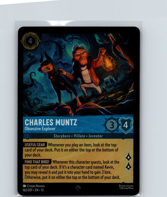 Charles Muntz - Obsessive Explorer Super Rare Attack of the Vine! 162/207 NM