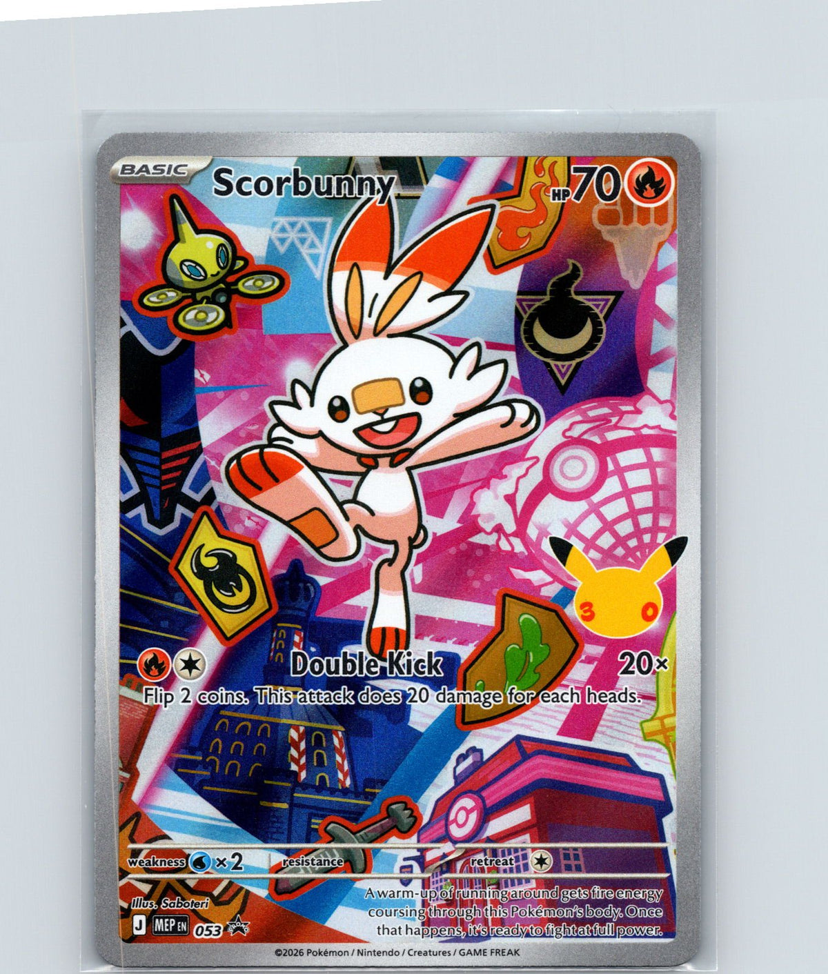 Scorbunny Holo Promo ME: Mega Evolution Promo 053 NM