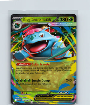Mega Venusaur ex Holo Double Rare ME01: Mega Evolution 003/132 NM