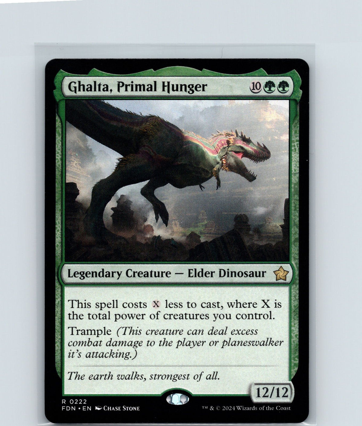 Ghalta, Primal Hunger R Foundations 222 NM