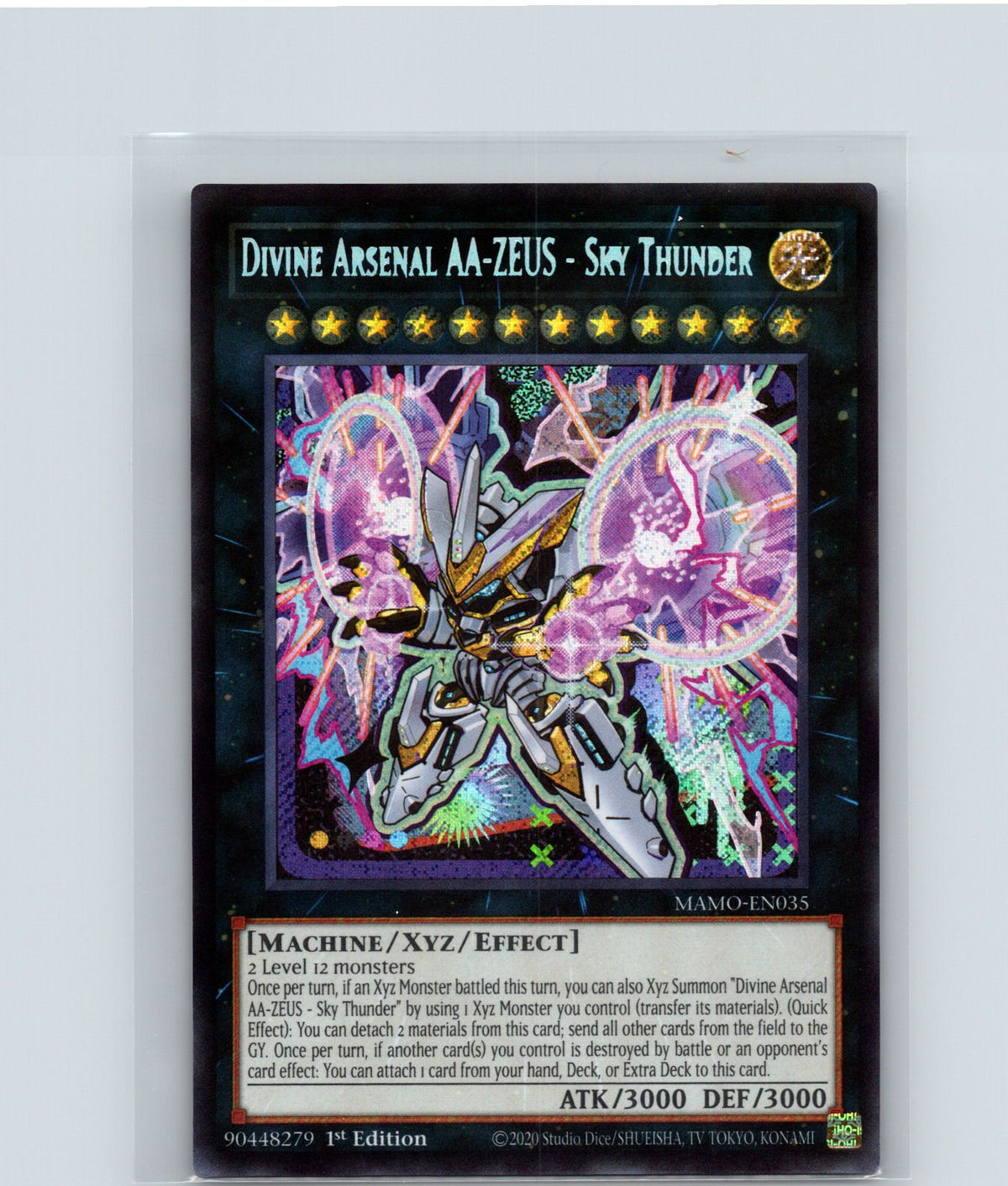 Divine Arsenal AA-ZEUS - Sky Thunder 1st Ed Ultra Rare MAMO-EN035 NM