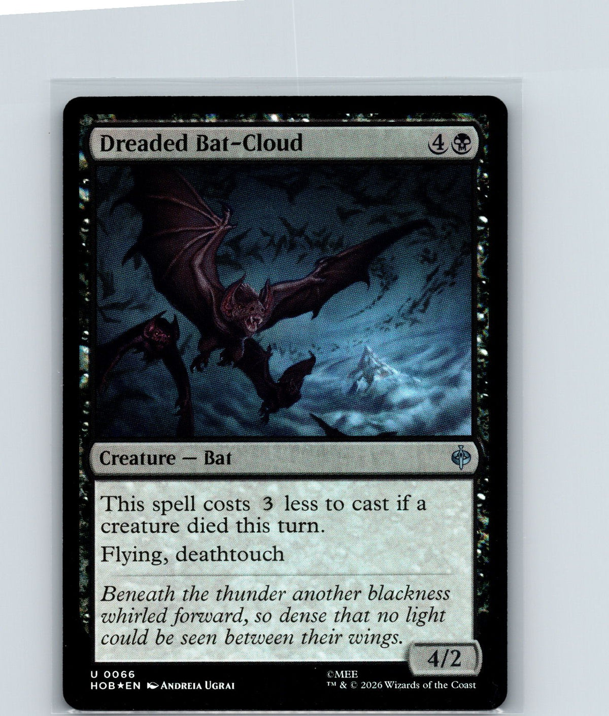 Dreaded Bat-Cloud Foil U The Hobbit 66 NM