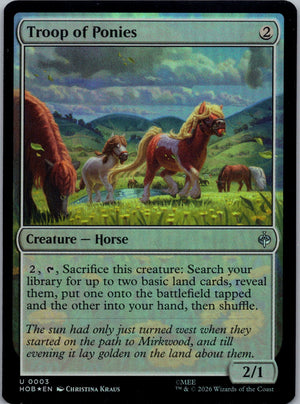 Troop of Ponies Foil U The Hobbit 3 NM
