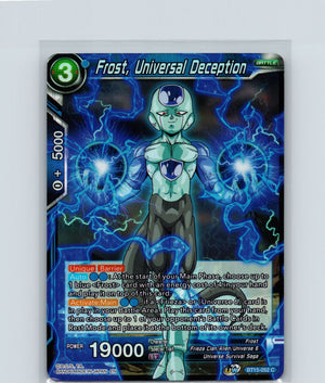 Frost, Universal Deception Foil Common Saiyan Showdown BT15-052 NM