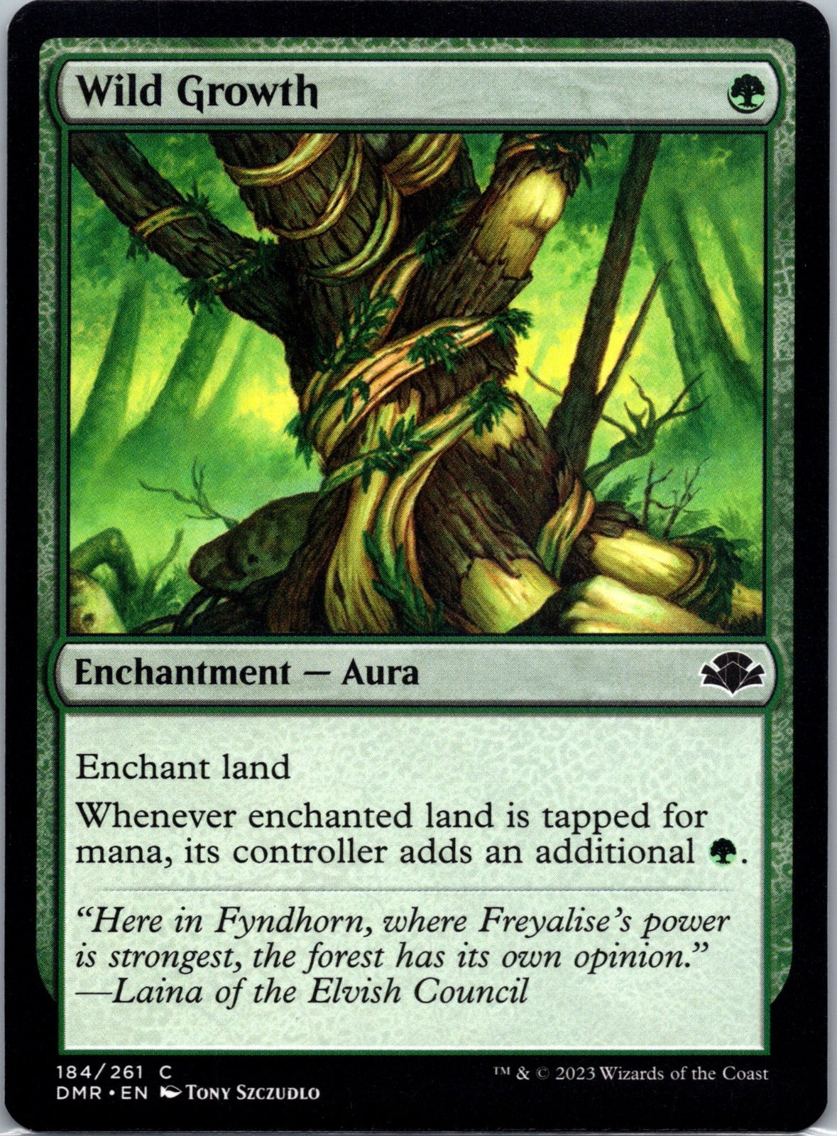 Wild Growth C Dominaria Remastered 184 NM