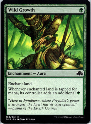 Wild Growth C Dominaria Remastered 184 NM