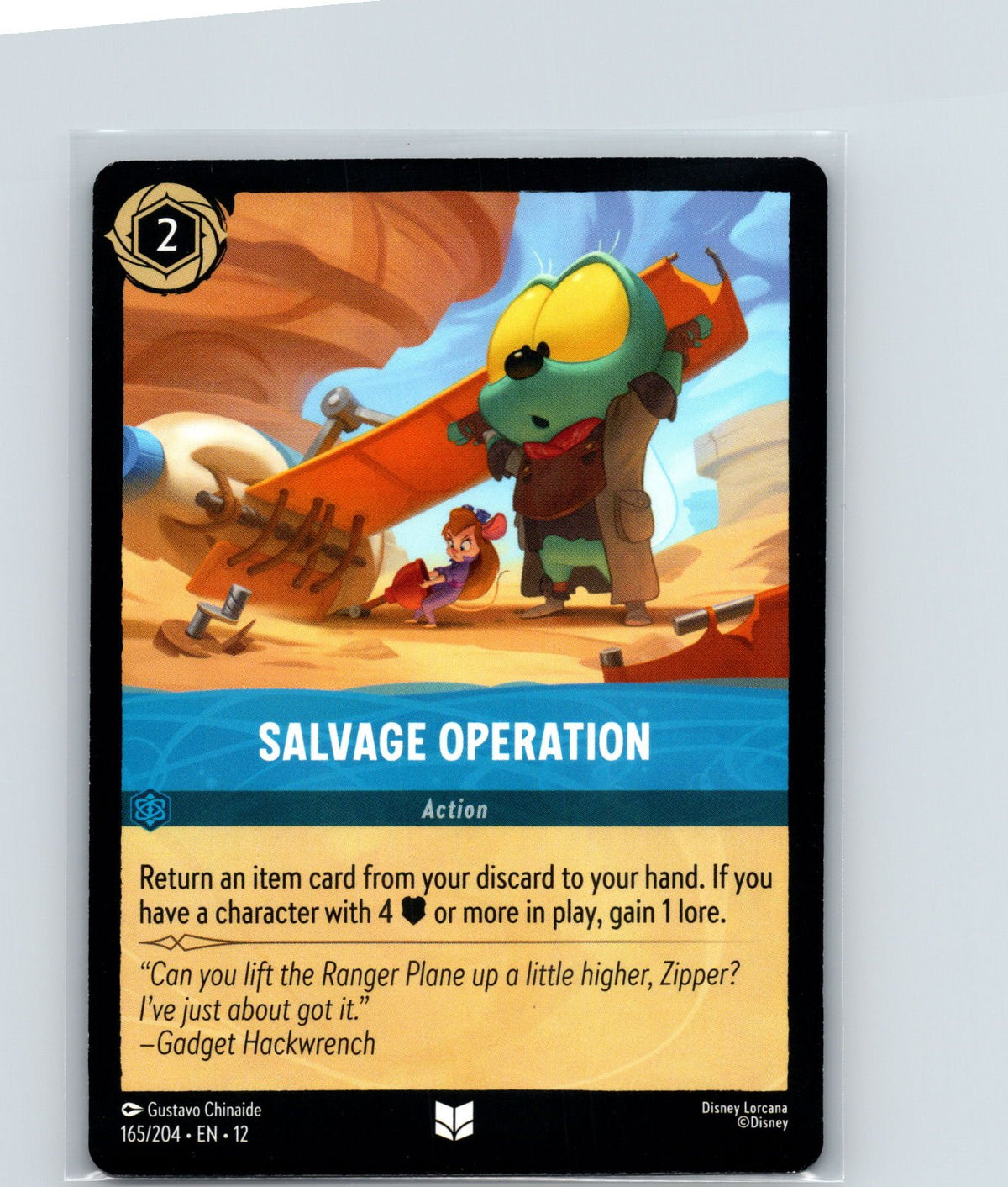 Salvage Operation Uncommon Wilds Unknown 165/204 NM