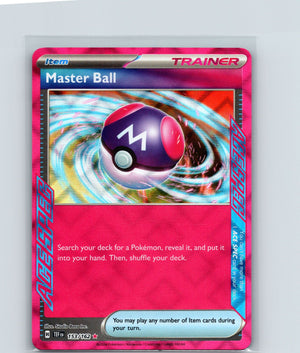 Master Ball Holo ACE SPEC Rare SV05: Temporal Forces 153/162 NM