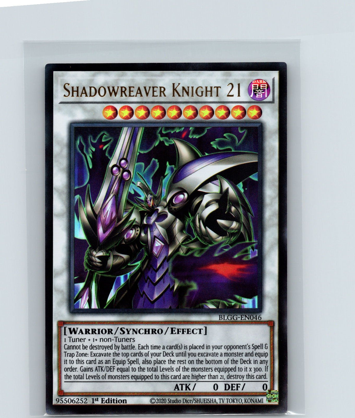 Shadowreaver Knight 21 1st Edition Ultra Rare BLGG-EN046 NM