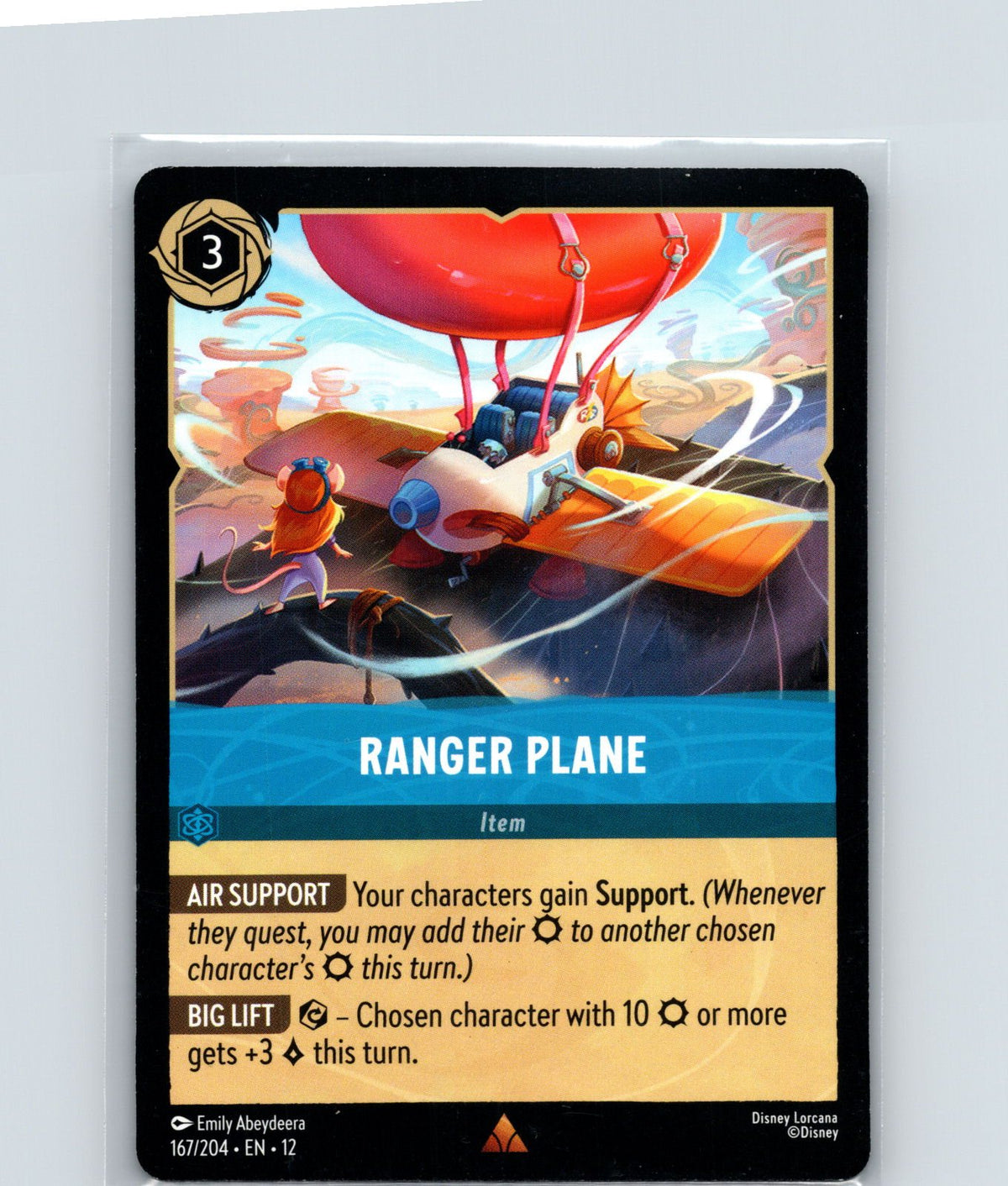 Ranger Plane Rare Wilds Unknown 167/204 NM