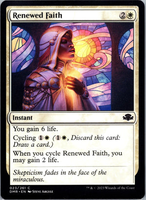 Renewed Faith C Dominaria Remastered 23 NM
