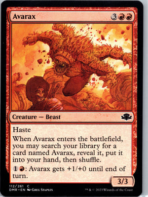 Avarax C Dominaria Remastered 112 NM