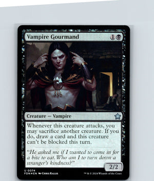 Vampire Gourmand Foil U Foundations 74 NM