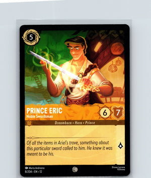 Prince Eric - Noble Swordsman Common Wilds Unknown 8/204 NM