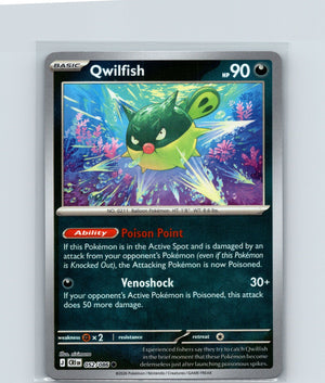 Qwilfish Reverse Holo Common ME04: Chaos Rising 052/086 NM