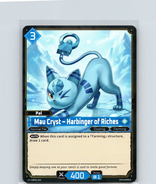 Mau Cryst - Harbinger of Riches Common BP01: Dawn of Palpagos EBP01-035 NM