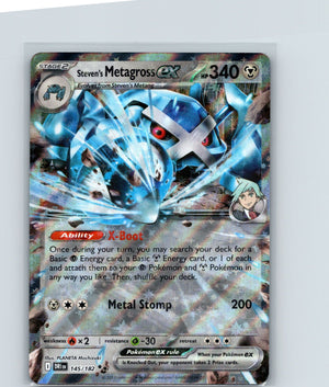 Steven's Metagross ex Holo Double Rare SV10: Destined Rivals 145/182 NM