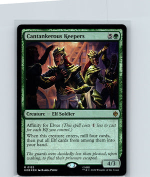 Cantankerous Keepers Foil R The Hobbit 122 NM